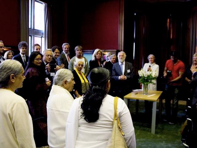 Reception with Dadi Janki in the Peace Palace, 2012 Reception with Dadi Janki in the Peace Palace, 2012